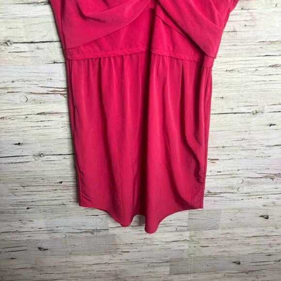 Carven  twisted silk sheath dress pink size 40 - Picture 2 of 8